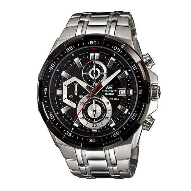 Casio Edifice chronograph นาฬิกาข้อมือผู้ชาย สายสแตนเลสสตีล EFR-539D-1AVUDF - Siver