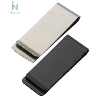 ➤Norton➤Metal Stainless Steel Money Cash Clip Collar Card Clip for Pocket  Holder