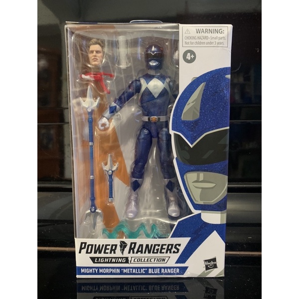 Power Rangers Lightning Collection Mighty Morphin “Metallic” Blue Ranger