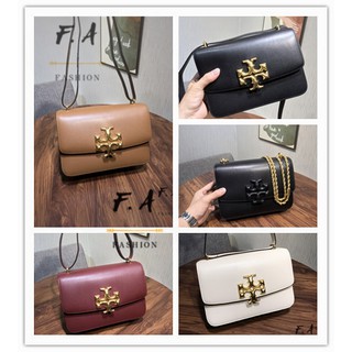 F.A (ของแท้ 100%) tory burch  ELEANOR CONVERTIB SHOULDER BAG กระเป๋าสะพายข้างผู้หญิง Nappa หนังวัว ถุงกลาง219