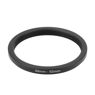 Hsvx 58 mm To 52 mm Metal Step Down Ring อะแดปเตอร์ฟิลเตอร์เลนส์กล้อง