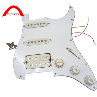 ปิ๊กอัพกีตาร์ไฟฟ้า Pickguard Prewired Scratchplate