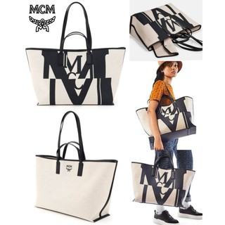 MCM LOGO SHOPPER BAG WITH CLUTCHแท้💯