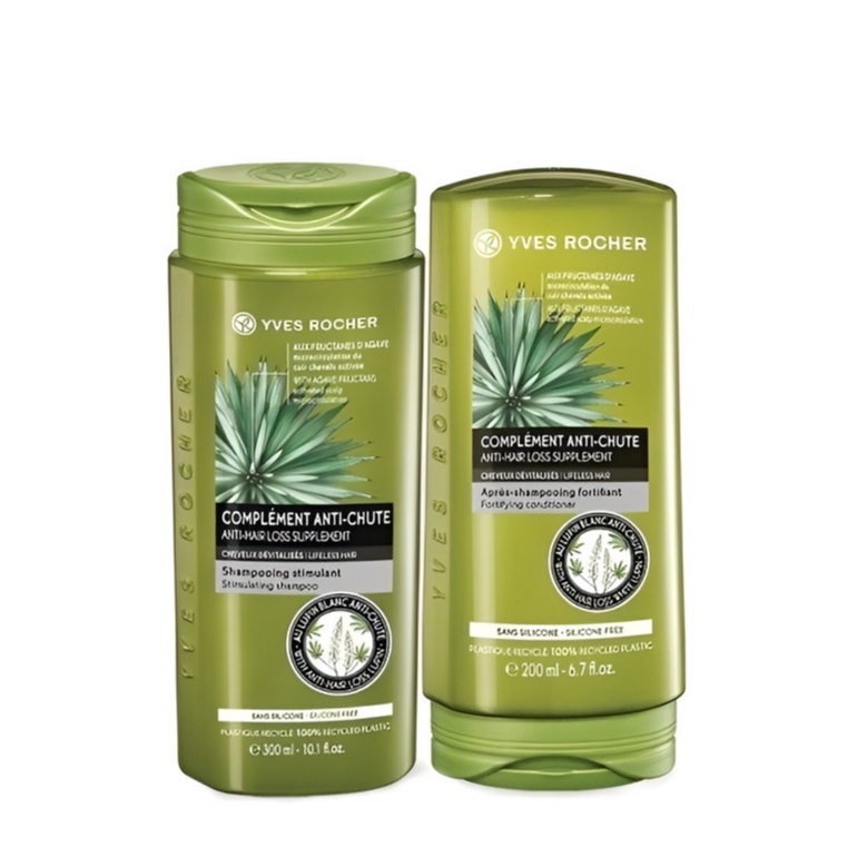 พร้อมส่ง Yves Rocher BHC Anti Hair Loss Shampoo 300ml &amp; conditioner 200ml