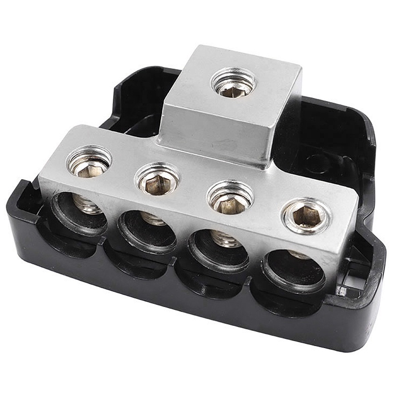 1x024 Gauge in 4x48 Gauge Out Ground Distributor Block for Car ...