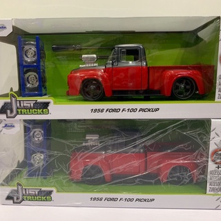 Jiada ปิ๊กอัพนอนต่ํา 1/24 Ford 1956 F-100