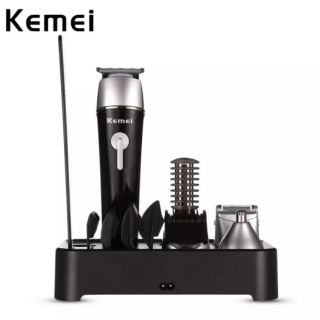 Kemei มัลติฟังก์ชั่จอนผมผู้ชาย clipper ผมไฟฟ้าจมูกแบบชาร์จผมตัดมีดโกนเครื่อง KM-1015