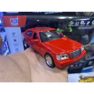 โมเดลรถเหล็กMercedes Benz S-W 140 สเกล1:32มีเสียงและมีไฟรายละเอียดสวยทั้งภายนอกและภายในเป็นงานโมเดลสำหรับตั้งโชว์