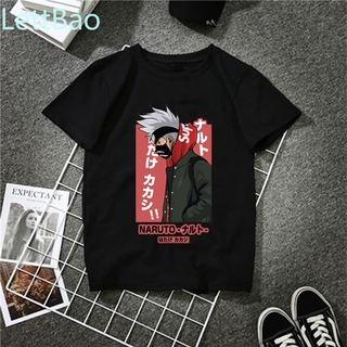 NARUTO NARUTO เสื้อยืดแขนสั้นพิมพ์ลายนารูโตะสําหรับผู้ชายS-3XL