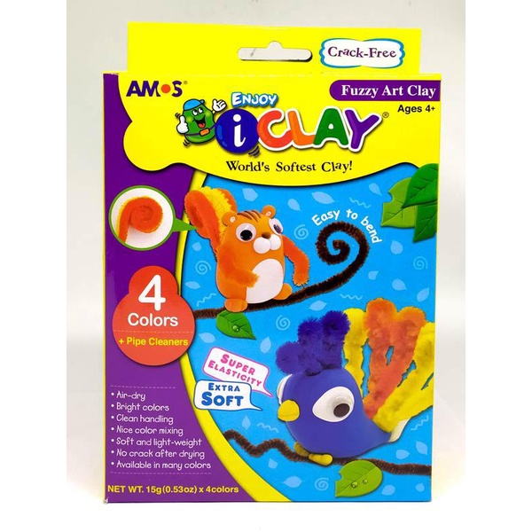 Gramedia Bogor - Amos I.Clay 15G/4P Fuzzy Art Ppr Pack Ic15P4Fa 205152448