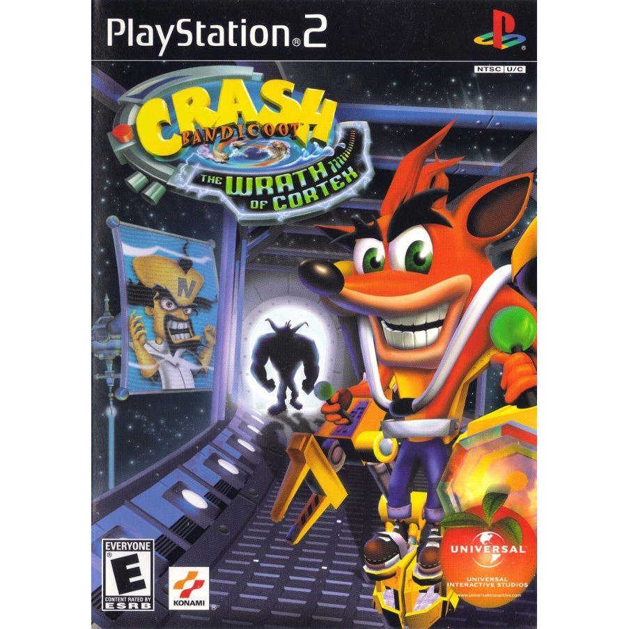 Ps2 เกมส์ Crash Bandicoot : crash the wrath of cortex