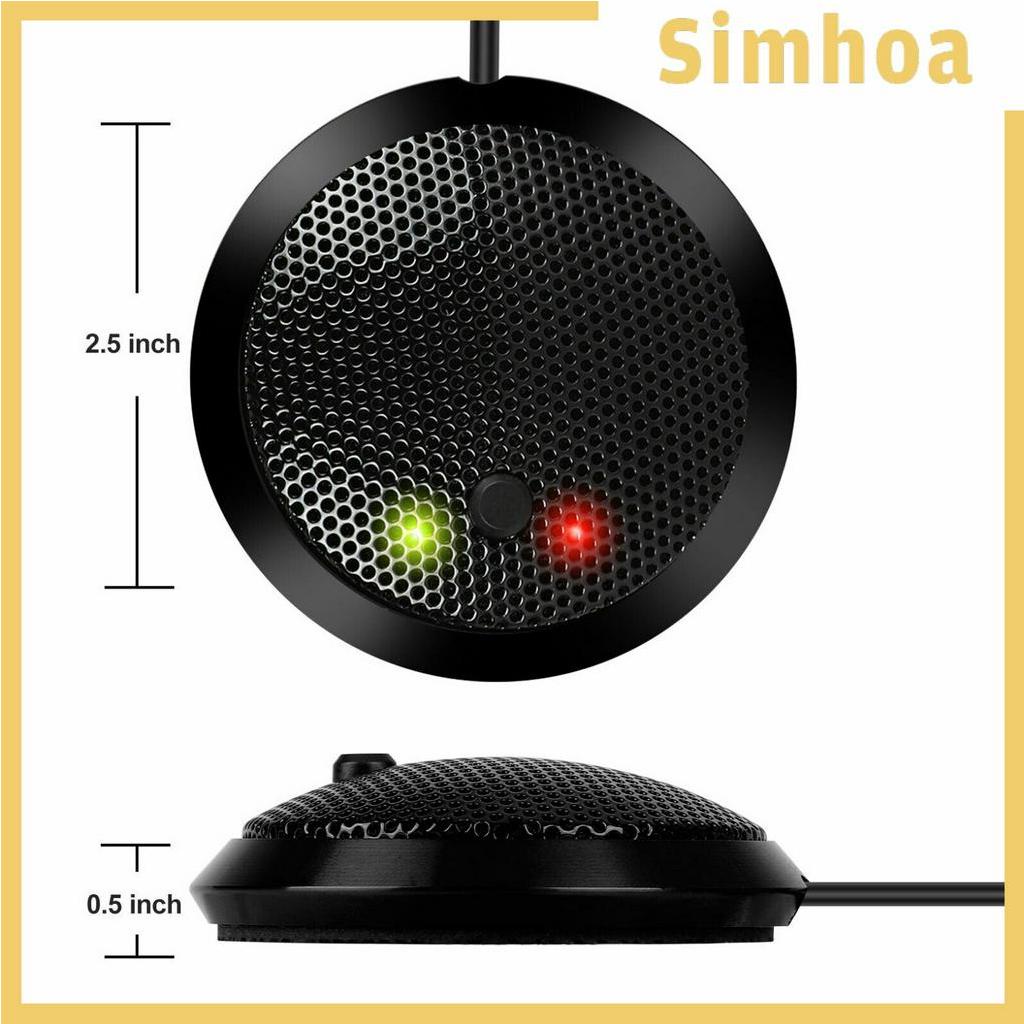 [SIMHOA] มินิ USB 360° การประชุมรอบทิศทาง สําหรับการประชุม คํานวณ