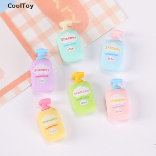 Cooltoy 10 ชิ้น / เซต 1:12 ตุ๊กตาจิ๋ว อุปกรณ์แชมพูเจลอาบน้ํา อาบน้ํา ล้างตัว