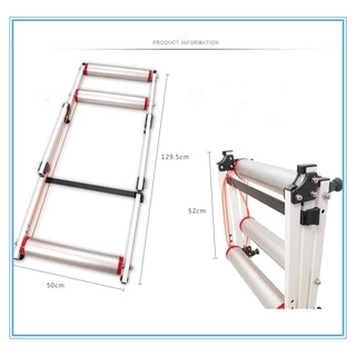 ERORO เทรนเนอร์ จักรยาน 3 ลูกกลิ้ง พับได้ ปั่นอยู่กับที่ ใช้งานง่าย bike trainer