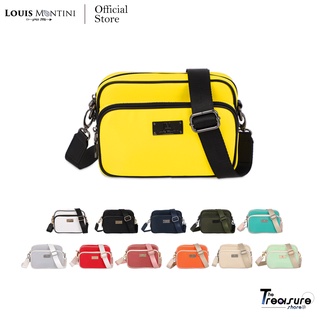 Louis Montini ( The Treasure Shore) กระเป๋าสะพายข้าง  Crossbodybag for Unisex ผ้าไนล่อน - BSD07