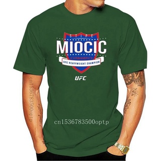 คอตต้อนคอกลมขายดี เสื้อยืดลําลอง แขนสั้น พิมพ์ลายกราฟฟิค Stipe Miocic Heavyweight GMnhno87PBinbk46 สําหรับผู้ชายS-5XL