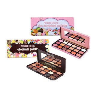 อายแชโดว์กล่องเหล็ก SIVNNA COLORS The Sweetest Palette FH 7006 อายแชโดว์ 18 สี