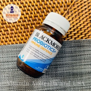 Blackmore Probiotic+ Immune Defence โปรไบโอติก เสริม vit c+zinc Blackmores probiotics แบล็คมอร์