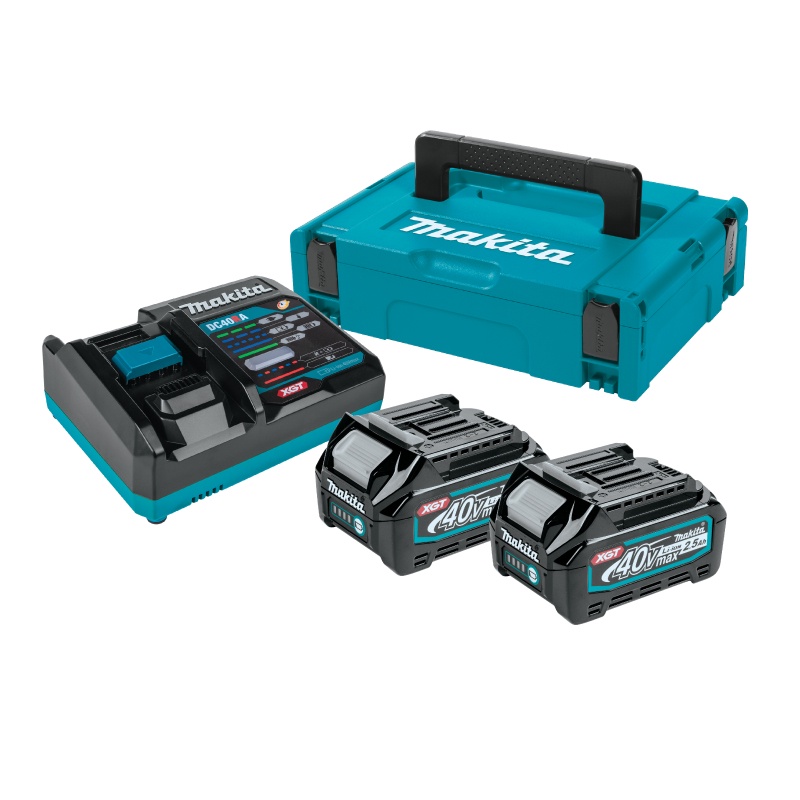 [เซ็ตเเบตฯ] MAKITA POWER SOURCE KIT : MKP1G001 (191J82-4) : ชุดเซ็ทแบตเตอรี่ 40Vmax 2.5Ah+อุปกรณ์ชาร์จ