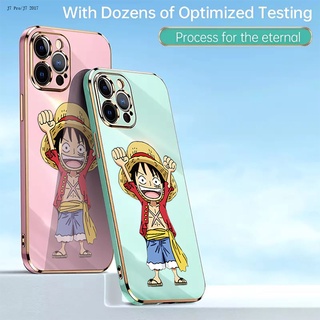 Samsung Galaxy J2 J4 J6 J7 Prime Plus Pro 2018 2017 J4+ J6+ เคสซัมซุง สำหรับ Case Electroplated Luffy เคส เคสโทรศัพท์ เคสมือถือ