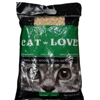 ทรายไม้สน Cat Love 5l.