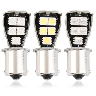 หลอดไฟ led 1156 ba 15 s 18 smd 5050 canbus obc สําหรับติดรถยนต์สีเหลือง/แดง