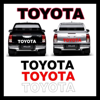 สติ๊กเกอร์ติดรถ สติ๊กเกอร์ฝาท้าย toyota ติดฝาท้ายได้ทุกรุ่น