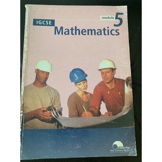 IGCSE mathematics  module 5 ม4