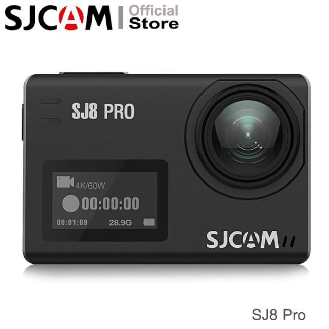 SJCAM SJ8 Pro New 4k 60fps WIFI Gyro Waterproof IPS Dual Screen Action Camera กล้องแอคชั่น กล้องติดห
