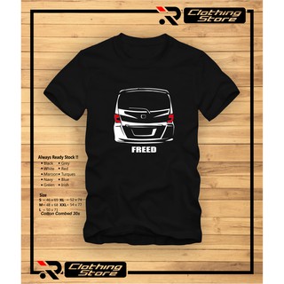 ใหม่ เสื้อยืด พิมพ์ลายรถยนต์ Honda Freed Distro Unna