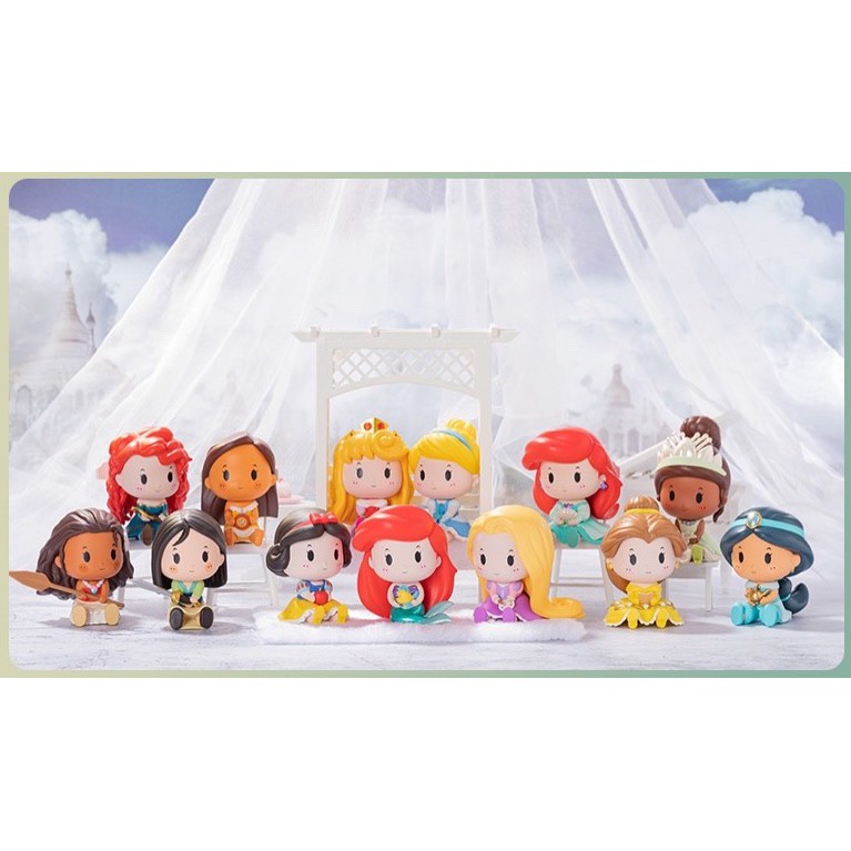 [พร้อมส่ง] POP MART Disney Princess 👑 Ariel Belle Mulan Popmart Blindbox ของสะสม ดิสนีย์