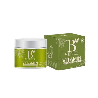 B VEGUS Vitamin บีเวกัส ครีมลดรอยแตกลาย แตกลายหลังคลอด รอยแตกรอยดำ ขนาด 80 กรัม ( 1 กระปุก)