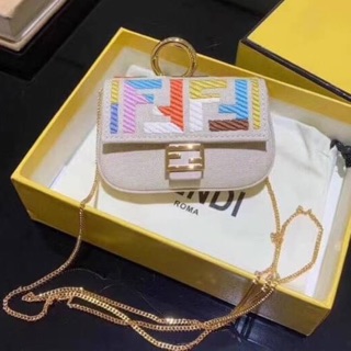 Fendi Nano Baguette Charm Bag