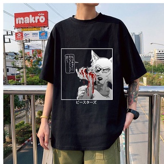 เสื้อยืด พิมพ์ลาย Beastars Wolf แฟชั่นฤดูร้อน คุณภาพสูง สําหรับผู้ชาย 797804Size S-5XL