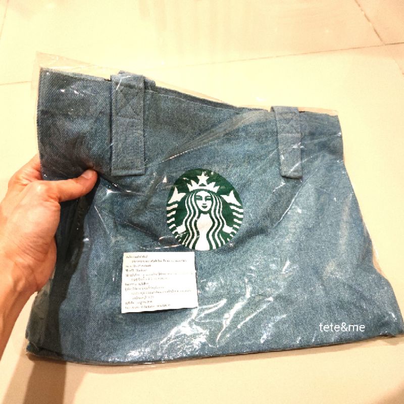 กระเป๋าผ้า Starbucks ของแท้ พร้อมส่ง