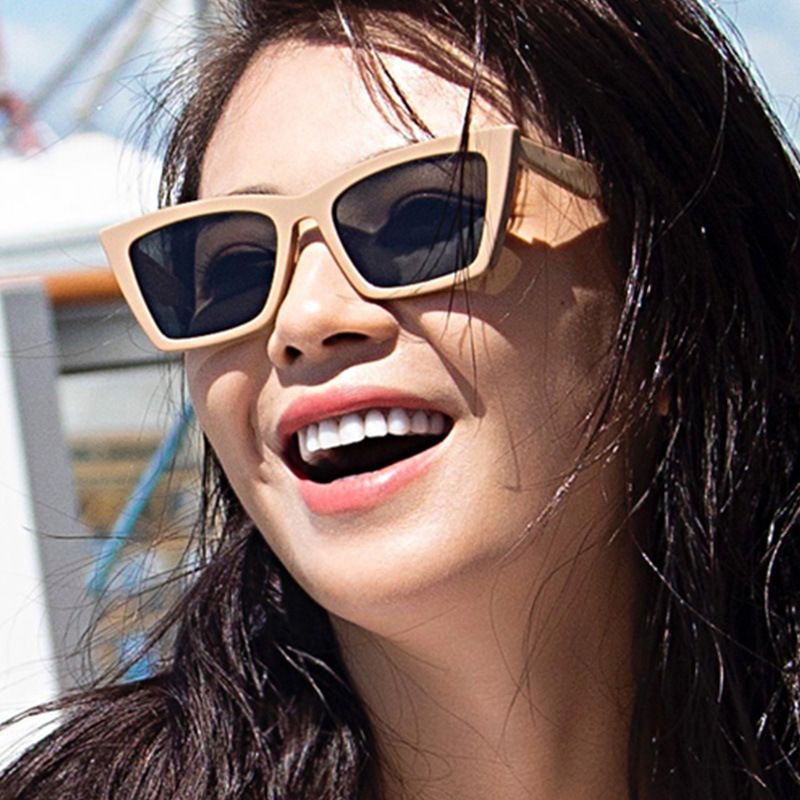 New แว่นตาแฟชั่น แว่นตากันแดด แคทอายทรงใหญ่ [ร้านไทย🇹🇭สินค้าพร้อมส่ง] - รูปที่ 4