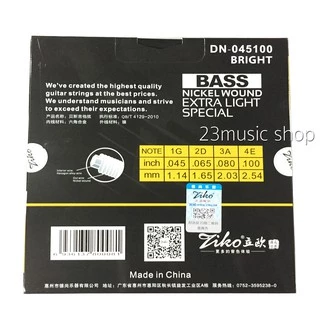 Ziko สายเบส 4สาย เบอร์45-100