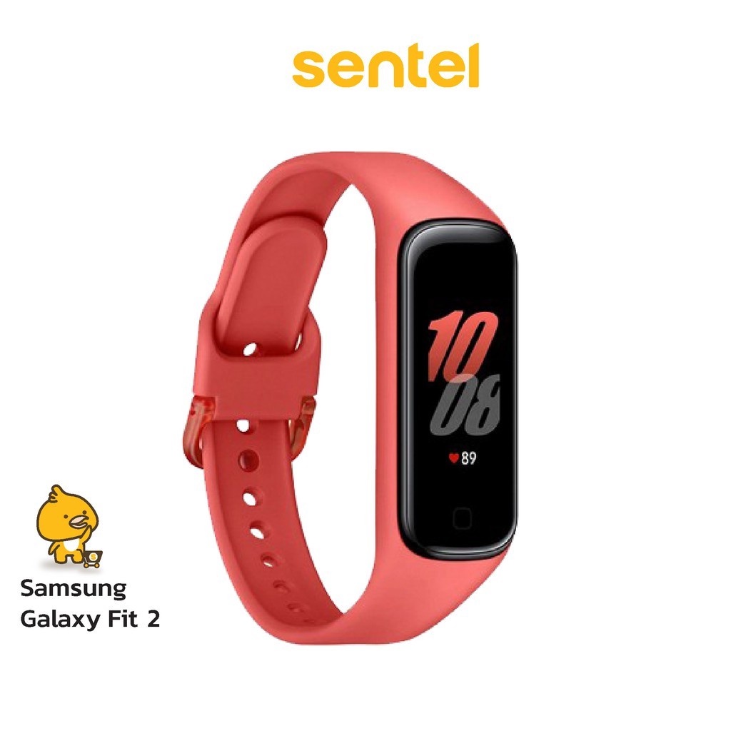 [พร้อมส่ง] Samsung Galaxy Fit 2 สายรัดข้อมือ แบบ Activity Tracker ใช้ได้นานสูงสุดถึง 21 วัน สี Red/Black ซัมซุง