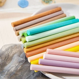 มี50สี ครั่งแท่ง ขี้ผึ้ง ใช้กับปืนกาวขนาด 11mm ได้ Sealing wax สำหรับทำตราประทับ ตกแต่งการ์ดแต่งงาน วันเกิด ของชำร่วย