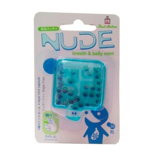 Jintan Nude Mint Sugar Free 1.77g. ยินตัน นู้ด แคปซูล ชูการ์ฟรี มิ้นต์ 1.77กรัม