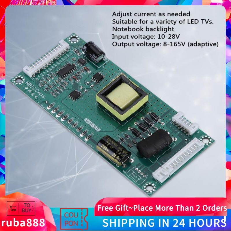 Universal 10-65 นิ้ว LED LCD TV Backlight คงที่ Current Driver Board Boost อะแดปเตอร์