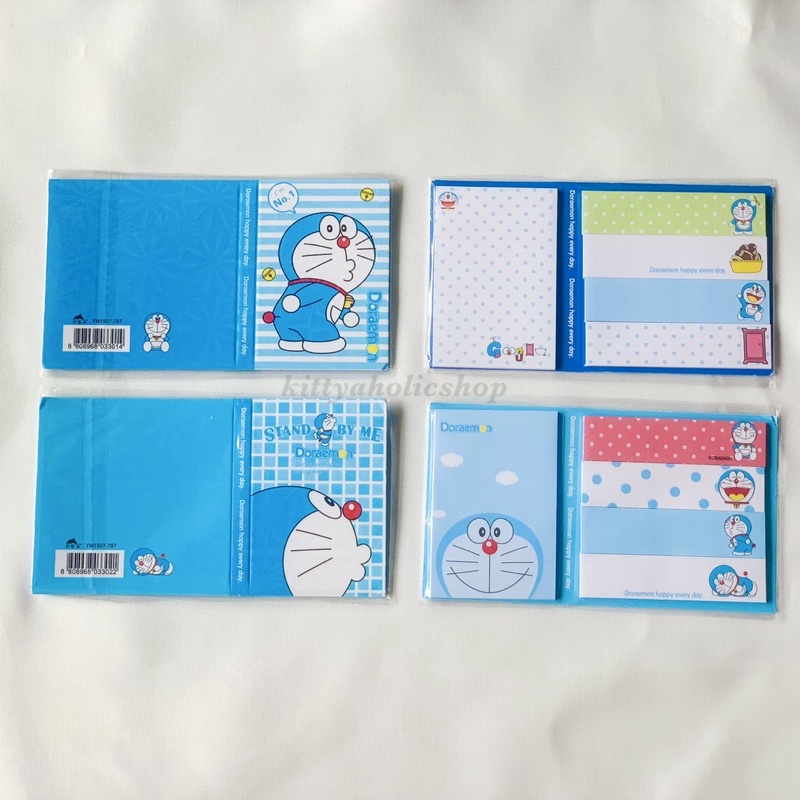 สินค้าพร้อมส่งใน1-2วัน ไม่ต้องรอพรีค่ะ !! กระดาษโพสอิท โดราเอม่อน Doraemon
