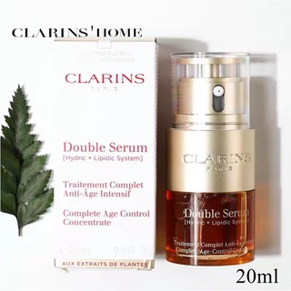 🌈🌈พร้อมส่ง!!เซรั่ม Clarins Double Serum Hydric + Lipic Complete Age Control 20ML （Made in France）