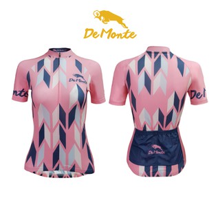 DeMonte Cycling เสื้อจักรยานผู้หญิง DE037 ลูกศร เนื้อผ้า Microflex