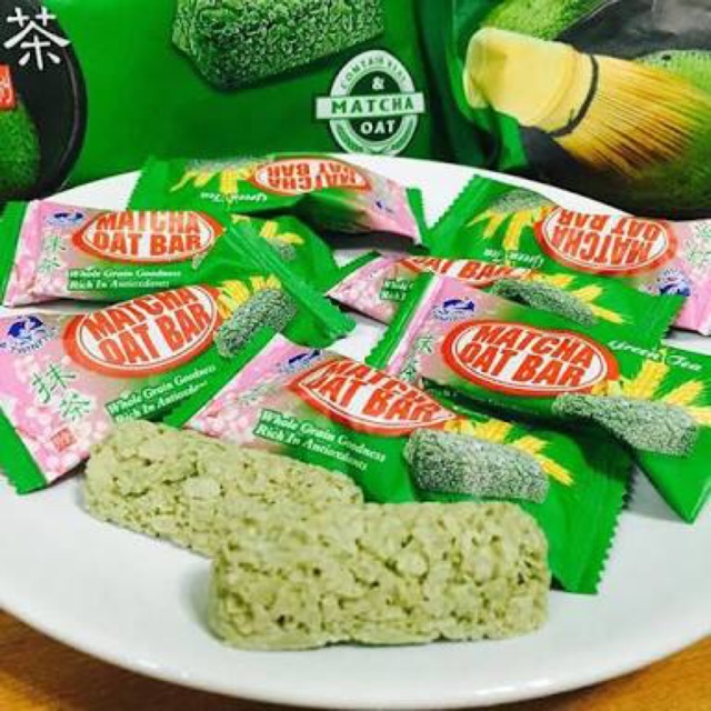 Oat choco matcha oat bar