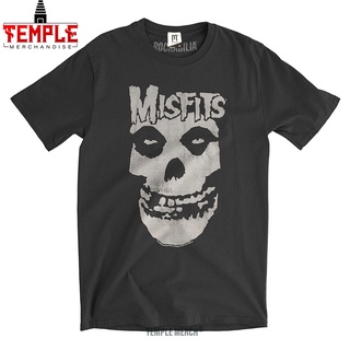 Misfits เสื้อยืด พิมพ์ลายหัวกะโหลก สําหรับผู้หญิง