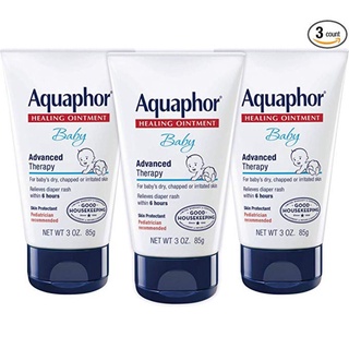 ออยเม้นท์ลดผดผื่นผ้าอ้อม ซึมซับรวดเร็ว Eucerin Aquaphor Baby healing Ointment 3Oz หลอดใหญ่