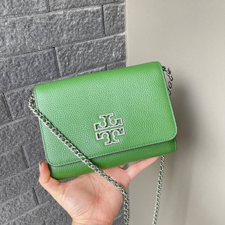 💚Tory Burch Britten Chain  Leather