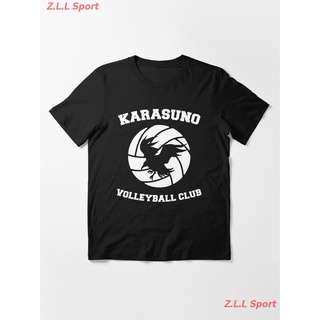 【HOT】Karasuno High Volleyball Team Essential T-Shirt ไฮคิว โรงเรียนมัธยมปลายคาราสึโนะ เสื้อยืดพิมพ์ลาย เสื้อยืดผู้ เสื้อ