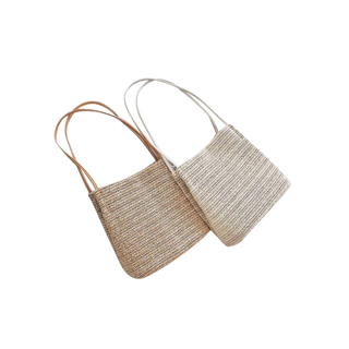  กระเป๋าสาน กระเป๋าสะพายข้าง Hand Craft Woven Promotion (A09) กระเป๋าผ้า